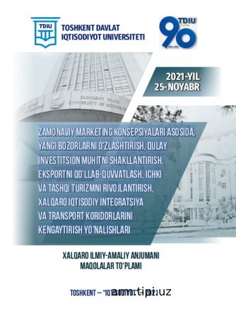 ZAMONAVIY MARKETING KONSEPSIYALARI ASOSIDA,, YANGI BOZORLArNI O'ZLASHTIRISH, qulay investitsion muhitni shakllantirish, tirish, Eksportni qo'llab-quvv