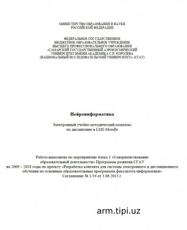 Нейроинформатика