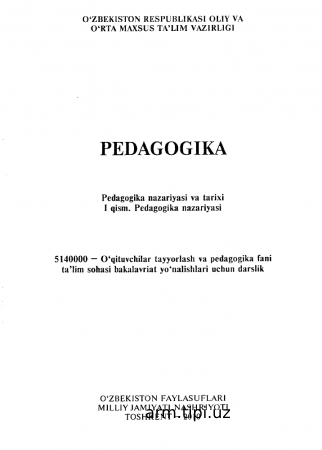 To‘xtaxodjayeva M.X-Pedagogika