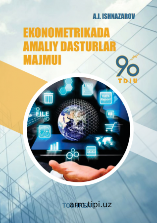 Ekonometrikada amaliy dasturlar majmui