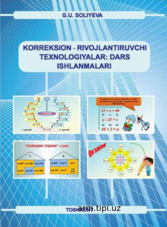 KORREKSION RIVOJLANTIRUVCHI TEXNOLOGIYALAR DARS ISHLANMALARI