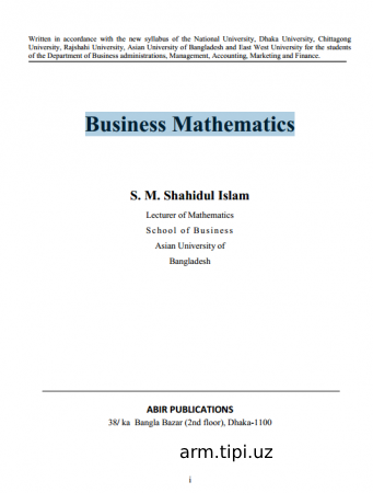Business Mathematics